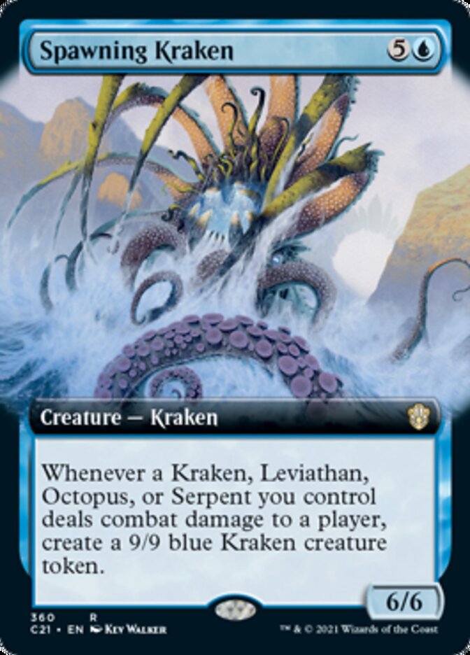 Spawning Kraken (Extended) [Commander 2021] | The Gaming-Verse