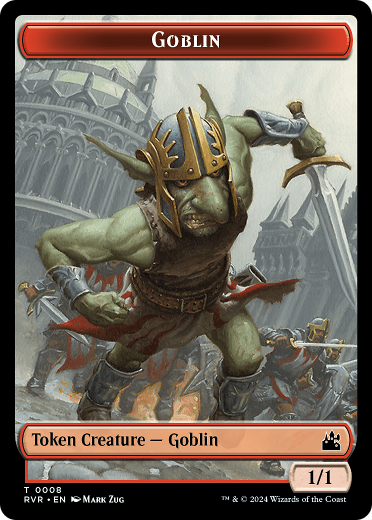 Goblin (0008) // Bird Illusion Double-Sided Token [Ravnica Remastered Tokens] | The Gaming-Verse