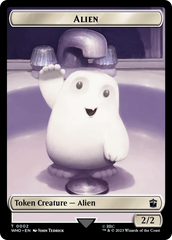 Alien // Cyberman Double-Sided Token [Doctor Who Tokens] | The Gaming-Verse