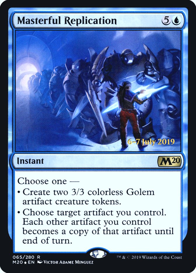 Masterful Replication  [Core Set 2020 Prerelease Promos] | The Gaming-Verse