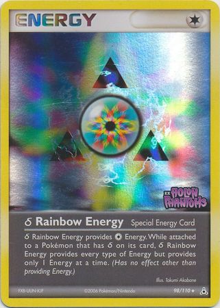 Rainbow Energy (98/110) (Delta Species) (Stamped) [EX: Holon Phantoms] | The Gaming-Verse