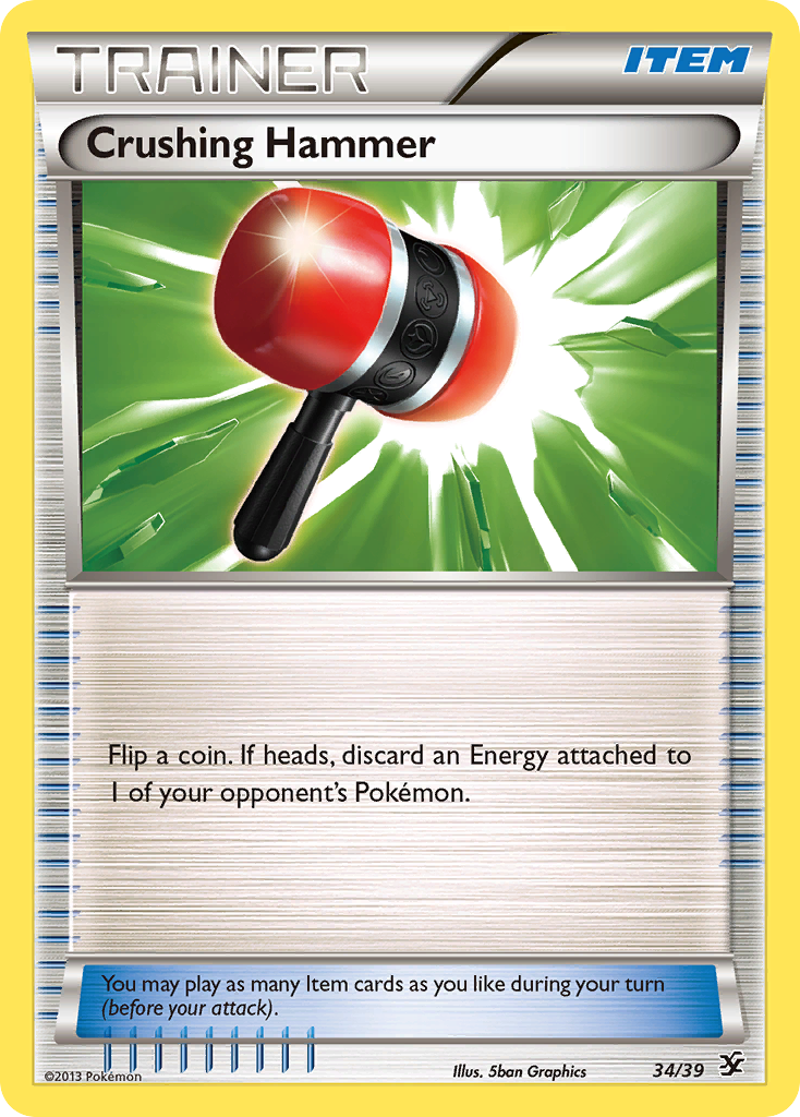 Crushing Hammer (34/39) [XY: Kalos Starter Set] | The Gaming-Verse