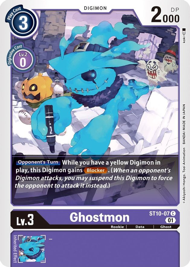 Ghostmon [ST10-07] [Starter Deck: Parallel World Tactician] | The Gaming-Verse