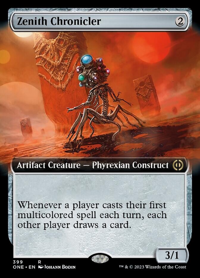 Zenith Chronicler (Extended Art) [Phyrexia: All Will Be One] | The Gaming-Verse