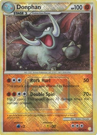 Donphan (40/123) (League Promo) [HeartGold & SoulSilver: Base Set] | The Gaming-Verse