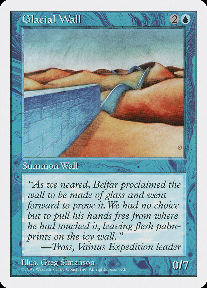 Glacial Wall [Fifth Edition] | The Gaming-Verse