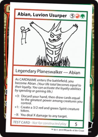 Abian, Luvion Usurper (2021 Edition) [Mystery Booster Playtest Cards] | The Gaming-Verse
