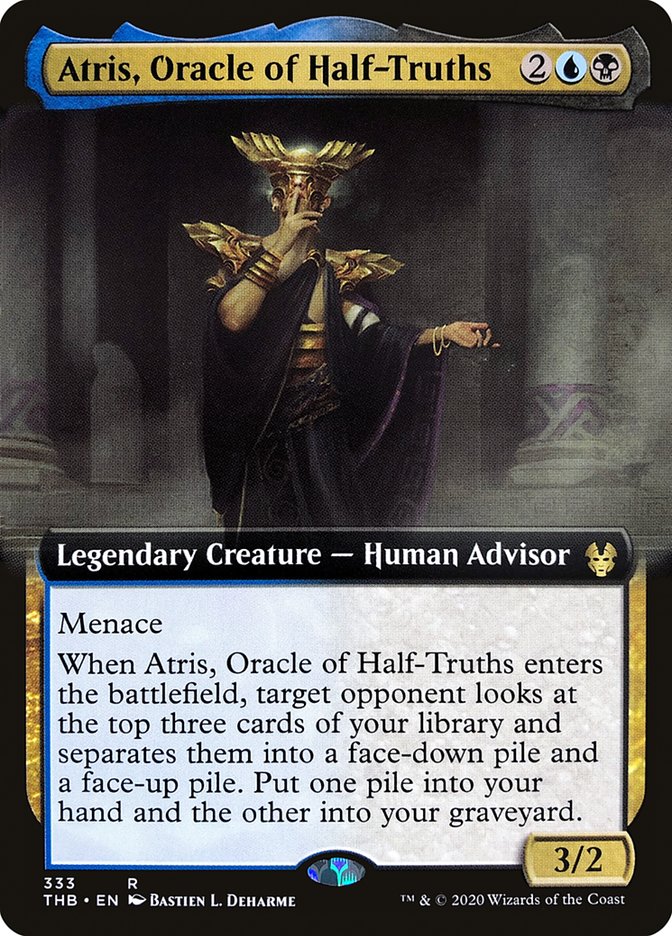 Atris, Oracle of Half-Truths (Extended Art) [Theros Beyond Death] | The Gaming-Verse