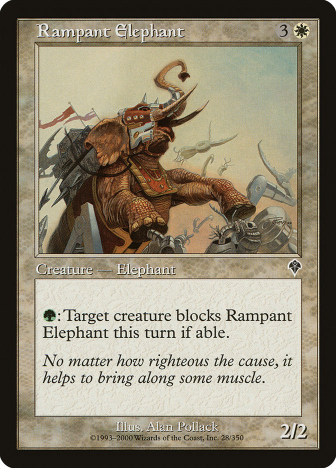 Rampant Elephant [Invasion] | The Gaming-Verse