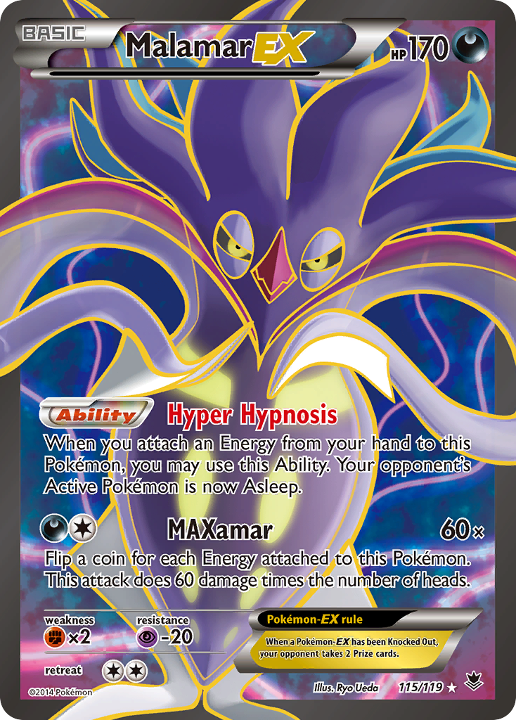 Malamar EX (115/119) [XY: Phantom Forces] | The Gaming-Verse