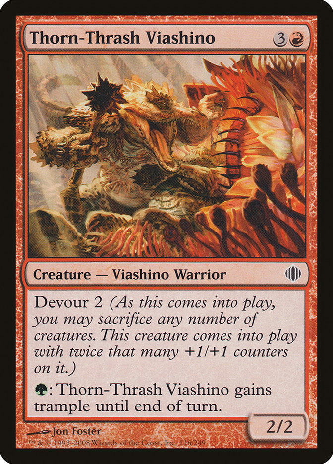 Thorn-Thrash Viashino [Shards of Alara] | The Gaming-Verse