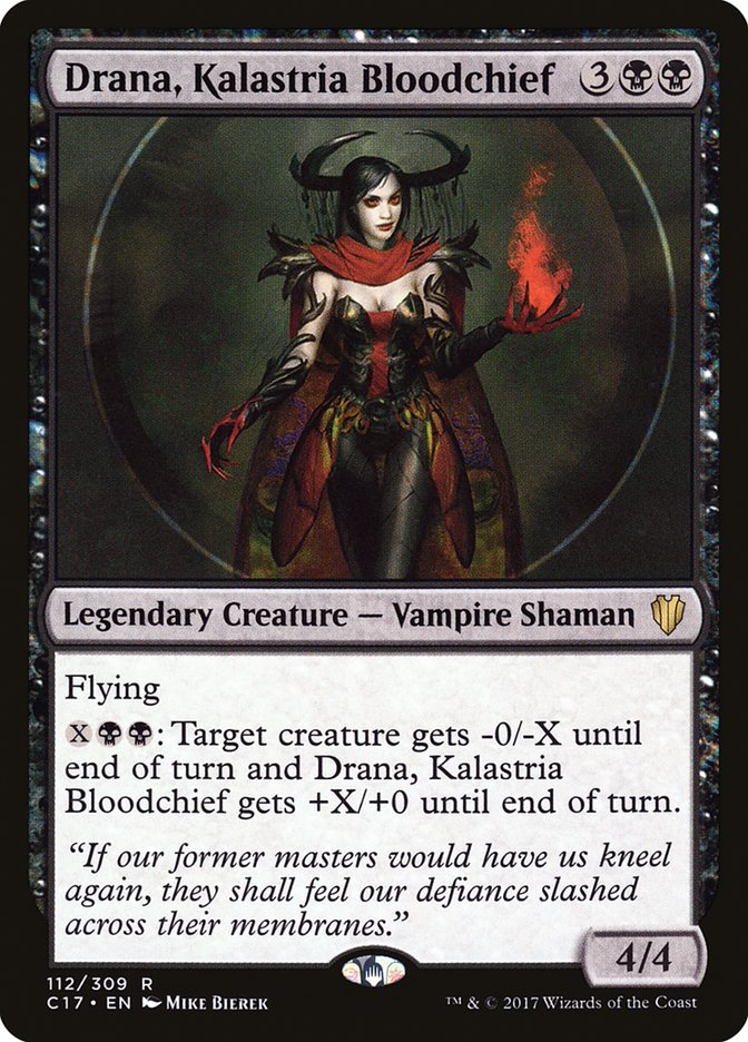 Drana, Kalastria Bloodchief [Commander 2017] | The Gaming-Verse