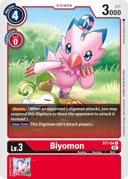 Biyomon [ST7-04] [Starter Deck: Gallantmon] | The Gaming-Verse