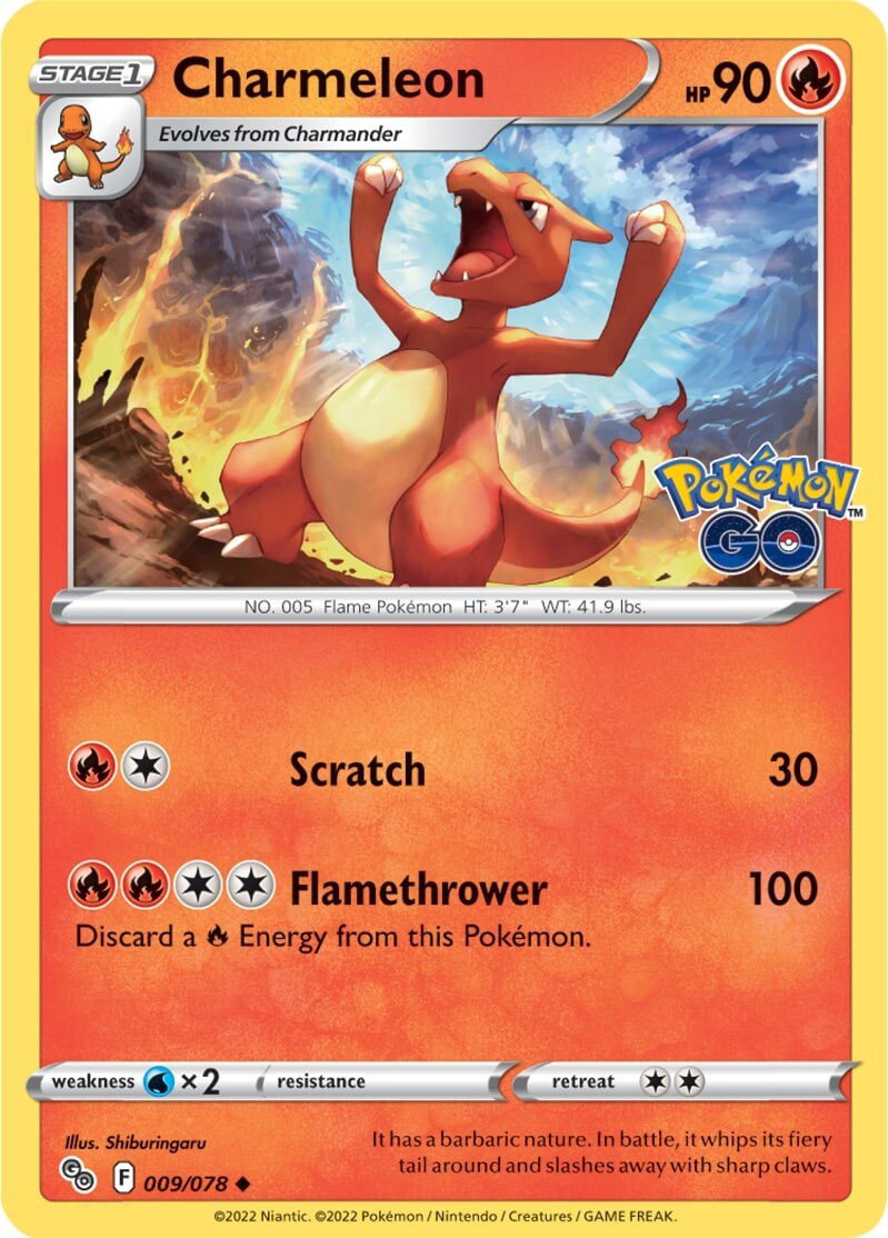 Charmeleon (009/078) [Pokémon GO] | The Gaming-Verse