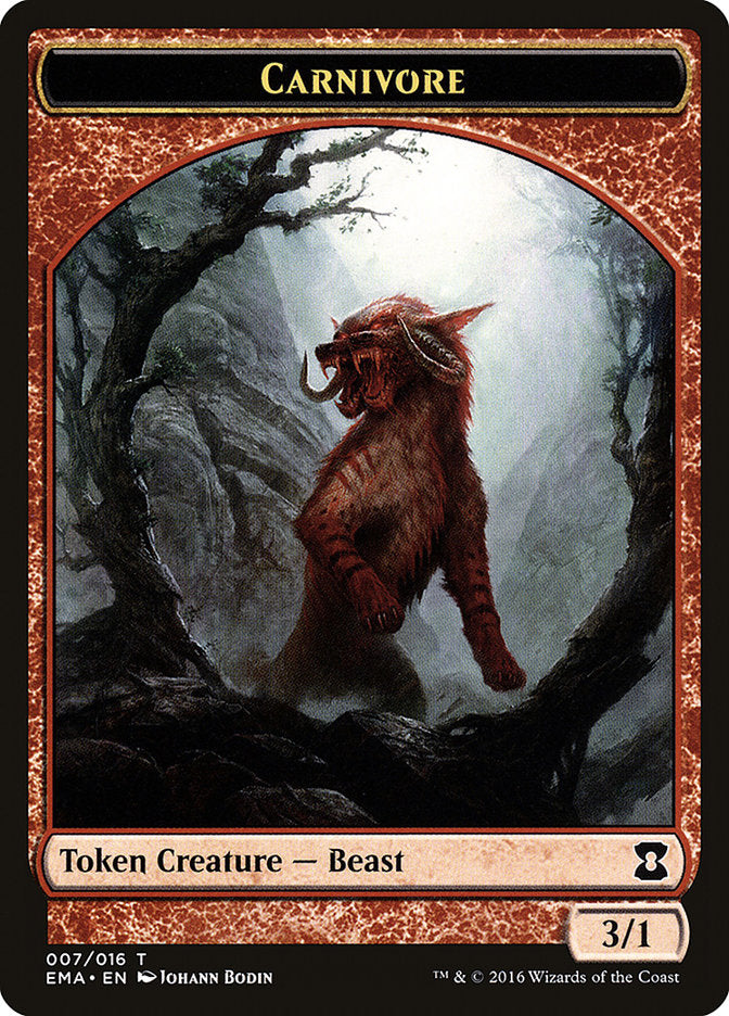 Carnivore [Eternal Masters Tokens] | The Gaming-Verse