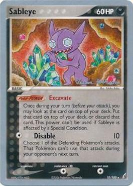 Sableye (10/100) (Intimidation - Tristan Robinson) [World Championships 2008] | The Gaming-Verse