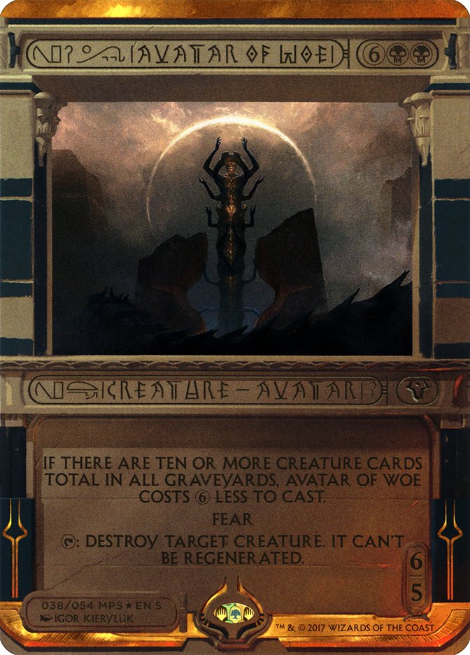 Avatar of Woe (Invocation) [Amonkhet Invocations] | The Gaming-Verse