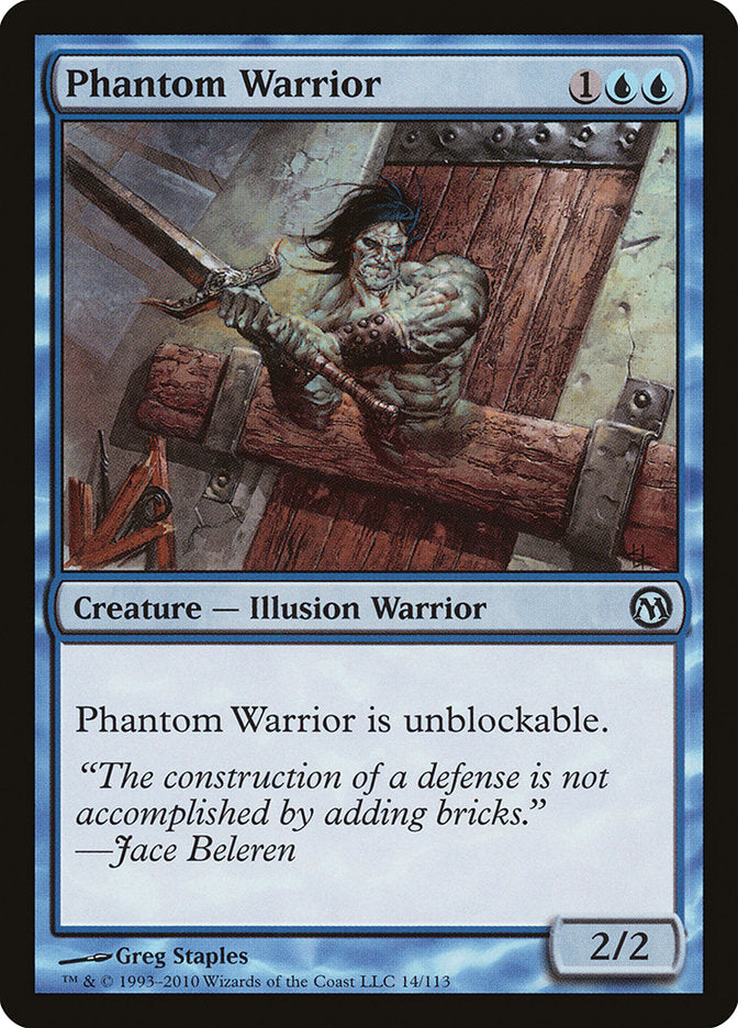 Phantom Warrior [Duels of the Planeswalkers] | The Gaming-Verse