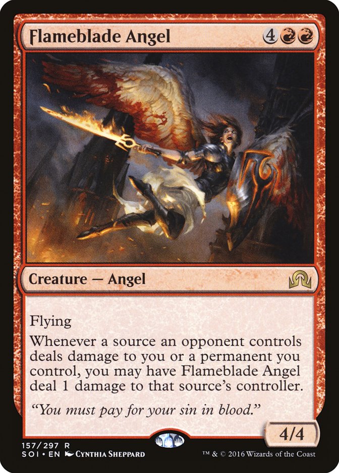 Flameblade Angel [Shadows over Innistrad] | The Gaming-Verse