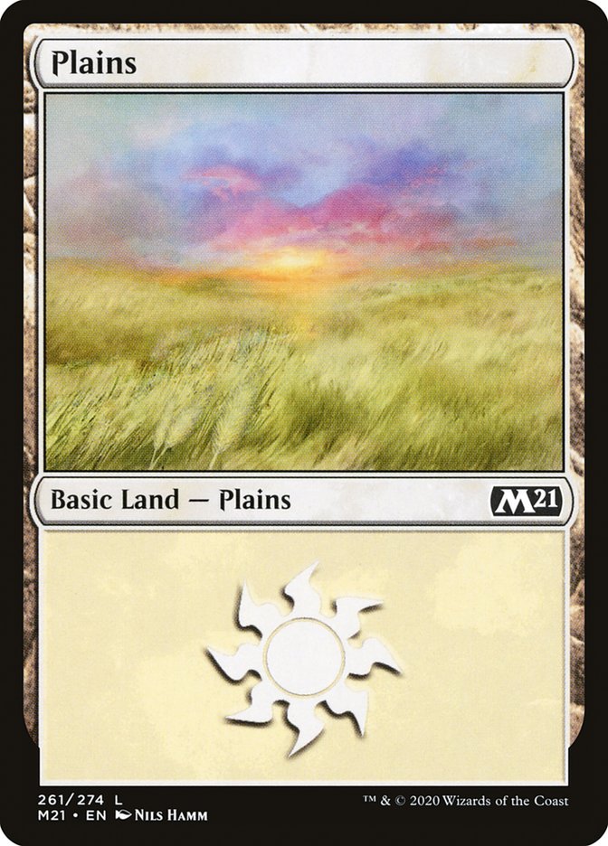 Plains (#261) [Core Set 2021] | The Gaming-Verse