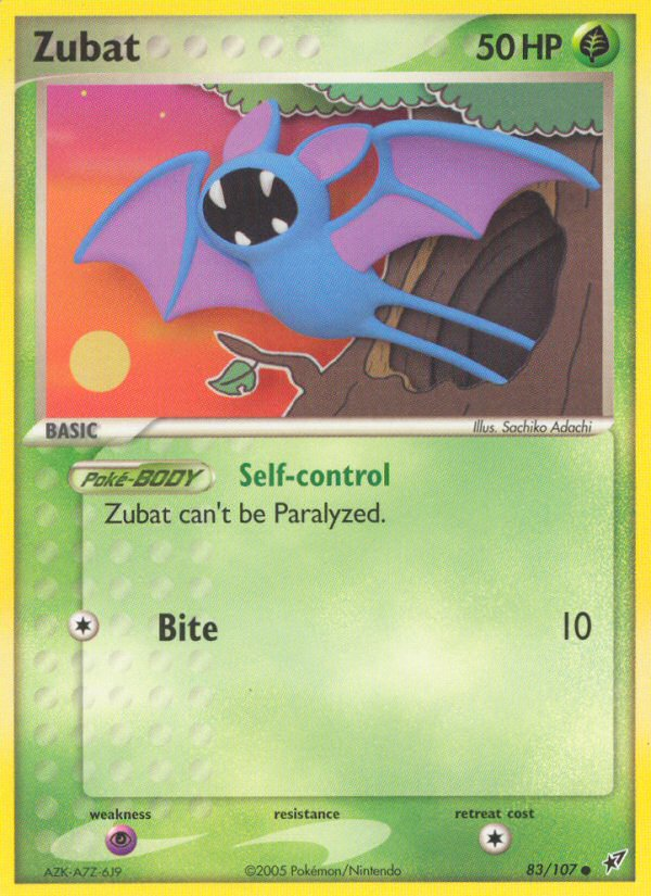 Zubat (83/107) [EX: Deoxys] | The Gaming-Verse