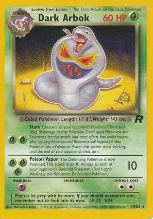 Dark Arbok (19/82) (W Stamped Promo) [Team Rocket Unlimited] | The Gaming-Verse