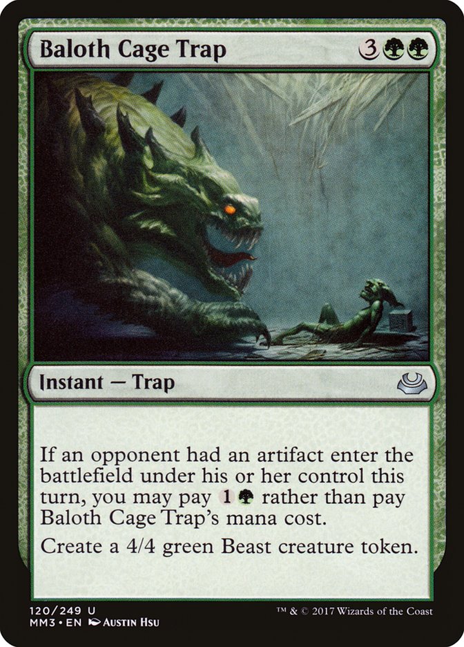 Baloth Cage Trap [Modern Masters 2017] | The Gaming-Verse