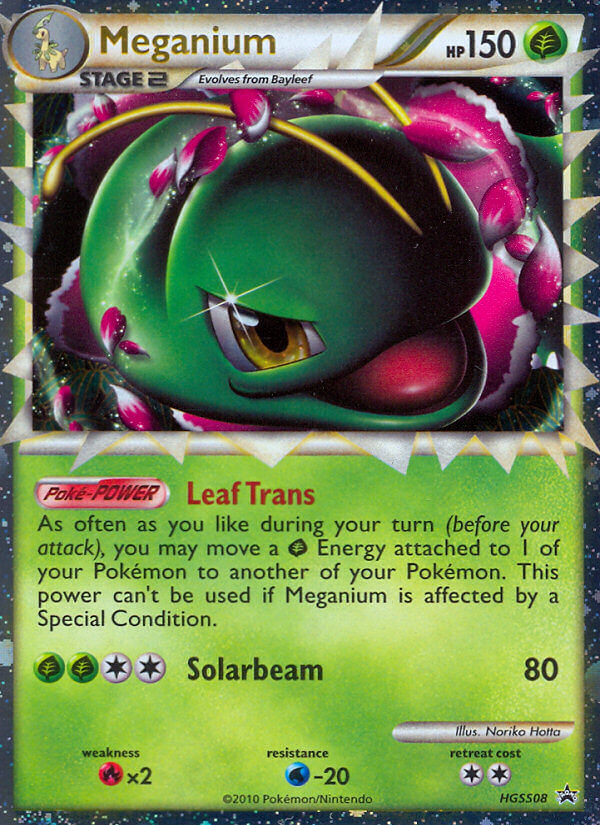 Meganium (HGSS08) [HeartGold & SoulSilver: Black Star Promos] | The Gaming-Verse