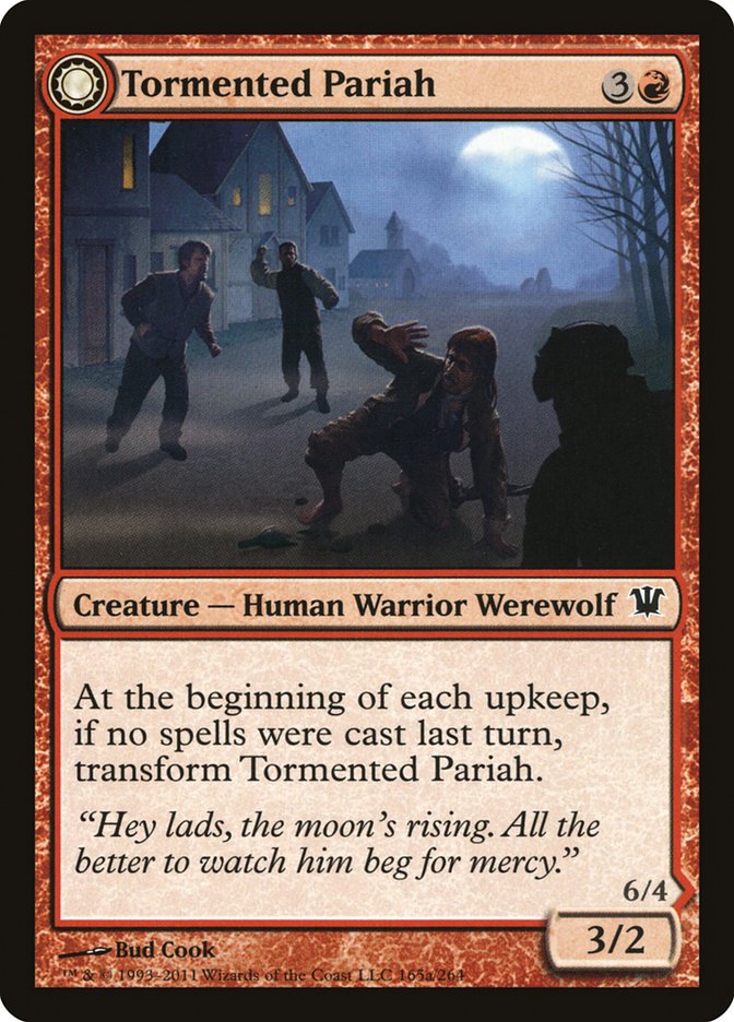 Tormented Pariah // Rampaging Werewolf [Innistrad] | The Gaming-Verse