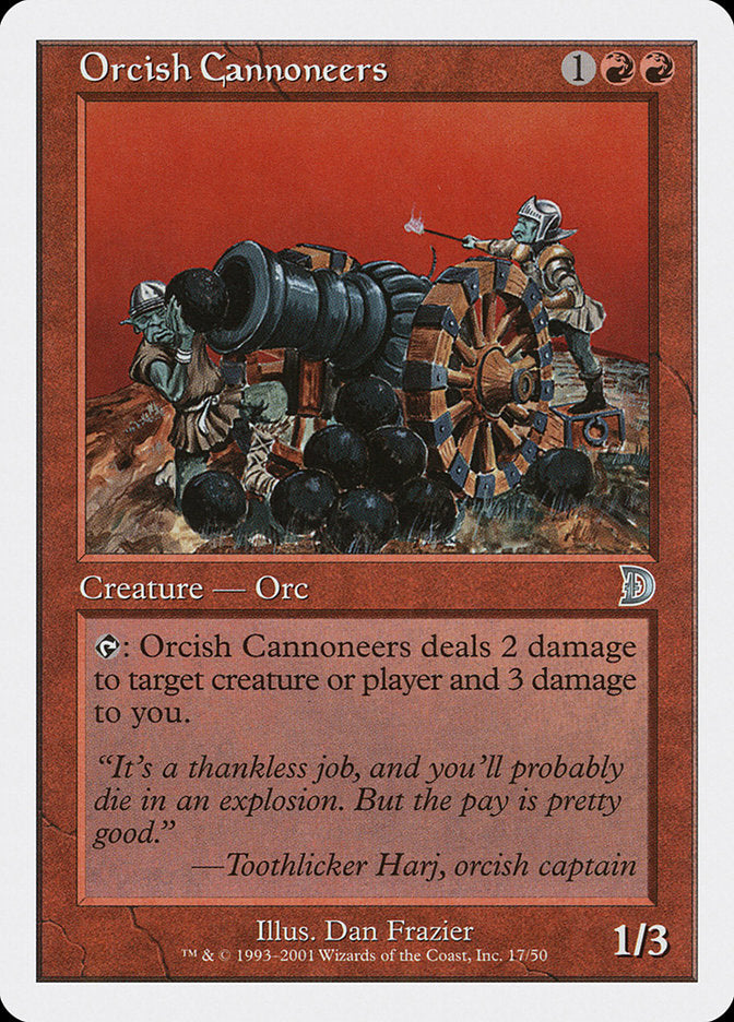 Orcish Cannoneers [Deckmasters] | The Gaming-Verse