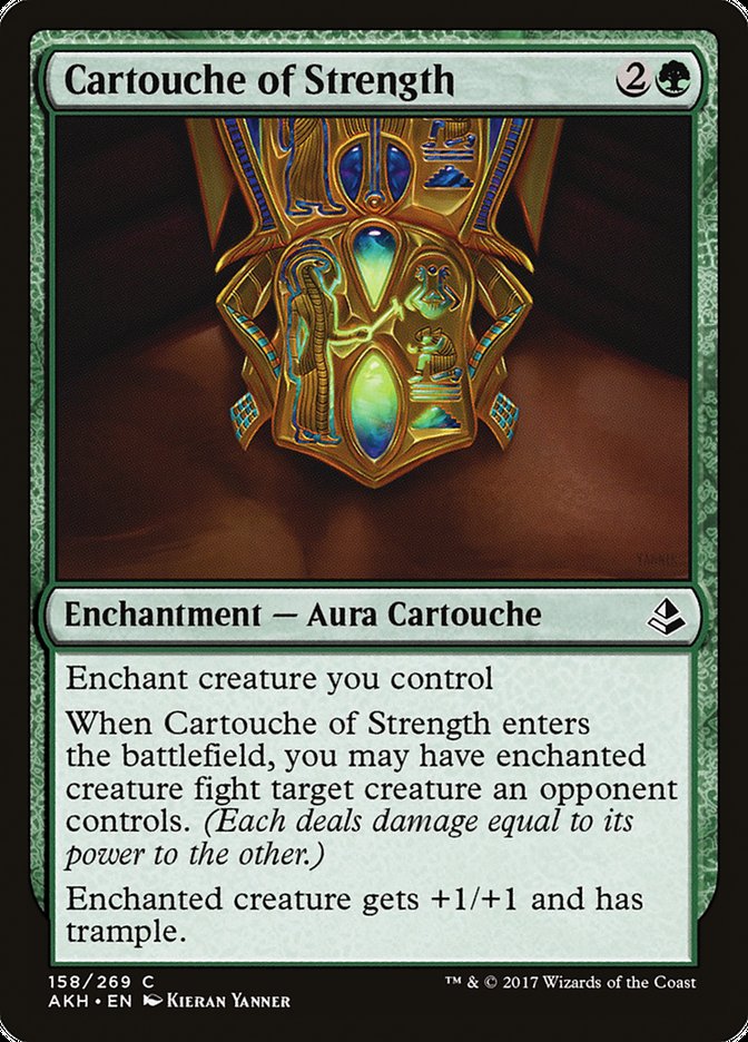 Cartouche of Strength [Amonkhet] | The Gaming-Verse