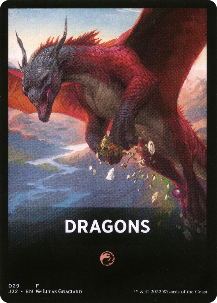 Dragons Theme Card [Jumpstart 2022 Front Cards] | The Gaming-Verse