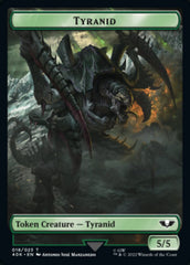 Tyranid (017) // Tyranid (018) Double-sided Token (Surge Foil) [Universes Beyond: Warhammer 40,000 Tokens] | The Gaming-Verse