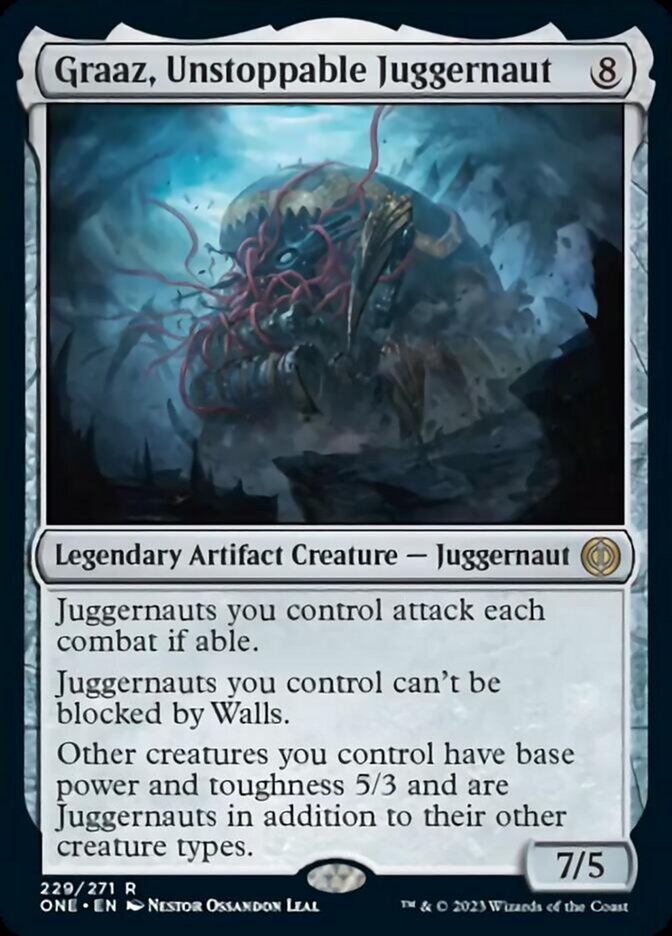 Graaz, Unstoppable Juggernaut [Phyrexia: All Will Be One] | The Gaming-Verse