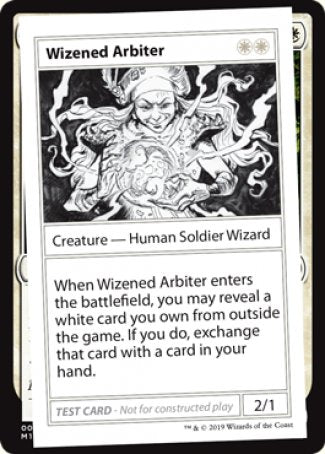 Wizened Arbiter (2021 Edition) [Mystery Booster Playtest Cards] | The Gaming-Verse