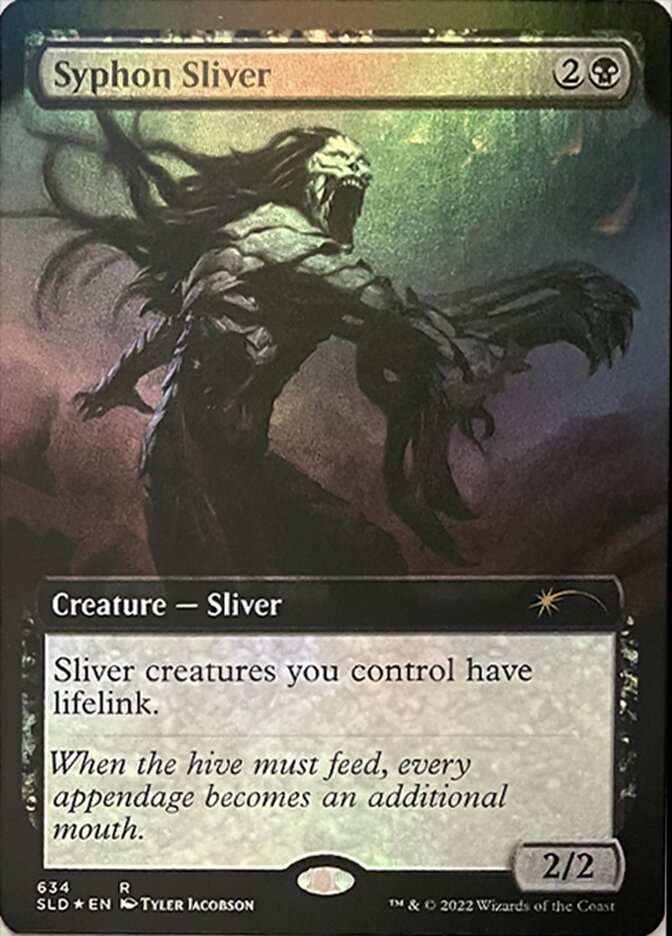 Syphon Sliver (Extended Art) [Secret Lair Drop Promos] | The Gaming-Verse