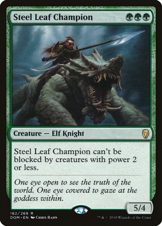 Steel Leaf Champion [Dominaria] | The Gaming-Verse