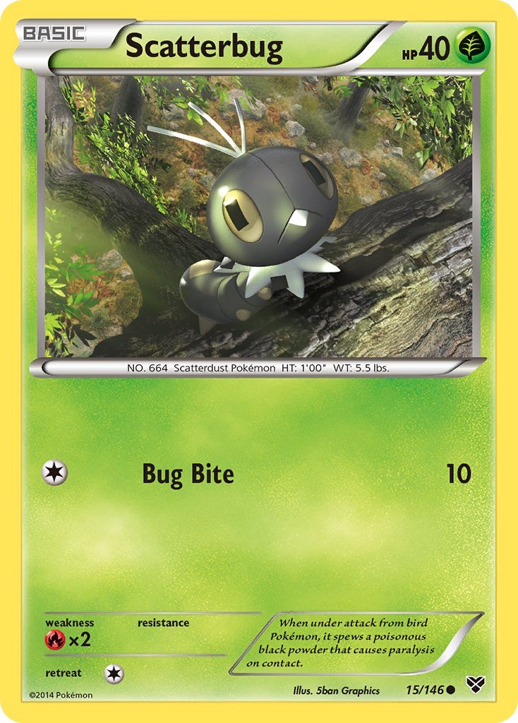 Scatterbug (15/146) [XY: Base Set] | The Gaming-Verse