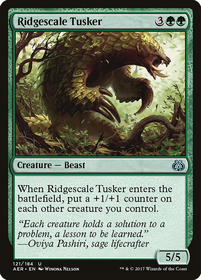 Ridgescale Tusker [Aether Revolt] | The Gaming-Verse