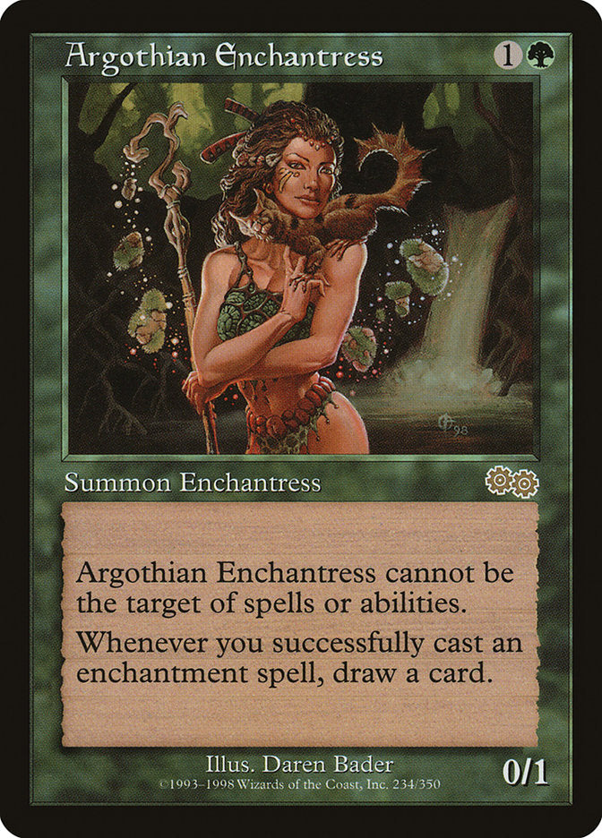 Argothian Enchantress [Urza's Saga] | The Gaming-Verse