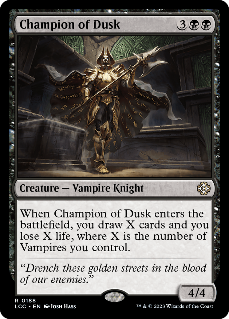 Champion of Dusk [The Lost Caverns of Ixalan Commander] | The Gaming-Verse