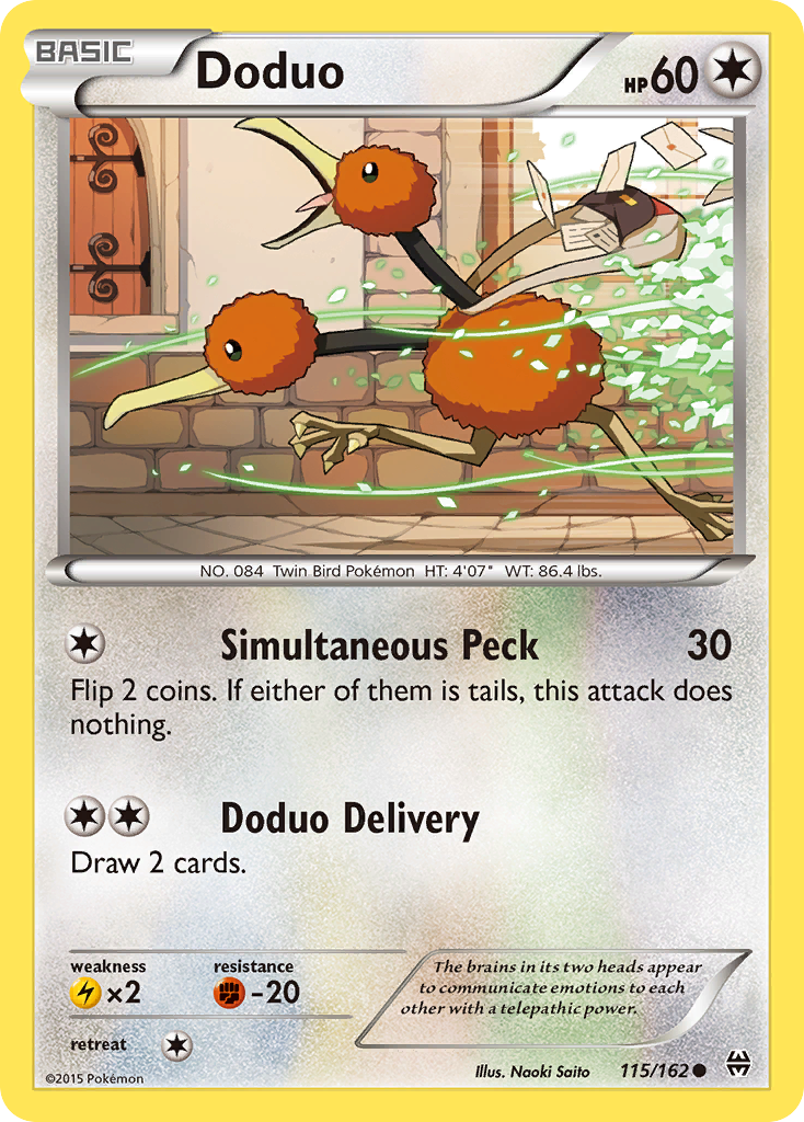 Doduo (115/162) [XY: BREAKthrough] | The Gaming-Verse