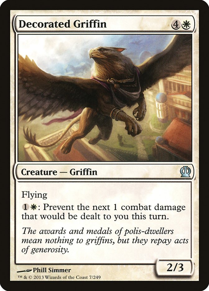Decorated Griffin [Theros] | The Gaming-Verse