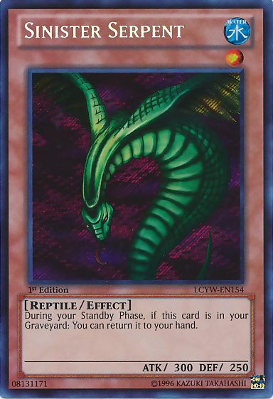 Sinister Serpent [LCYW-EN154] Secret Rare | The Gaming-Verse