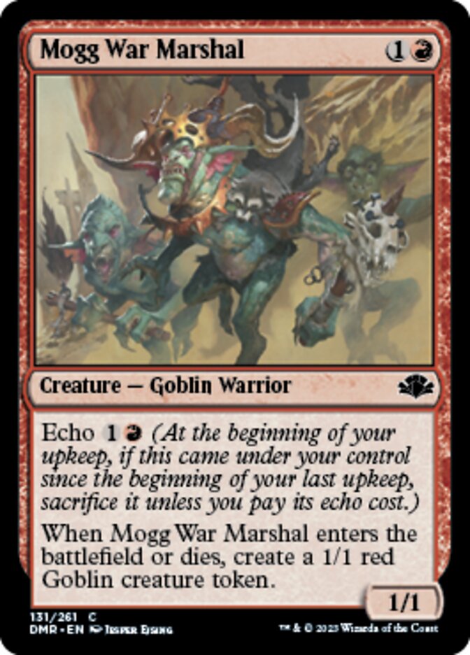 Mogg War Marshal [Dominaria Remastered] | The Gaming-Verse