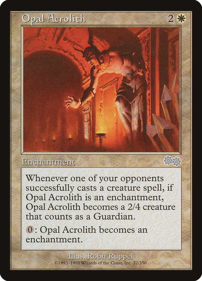 Opal Acrolith [Urza's Saga] | The Gaming-Verse