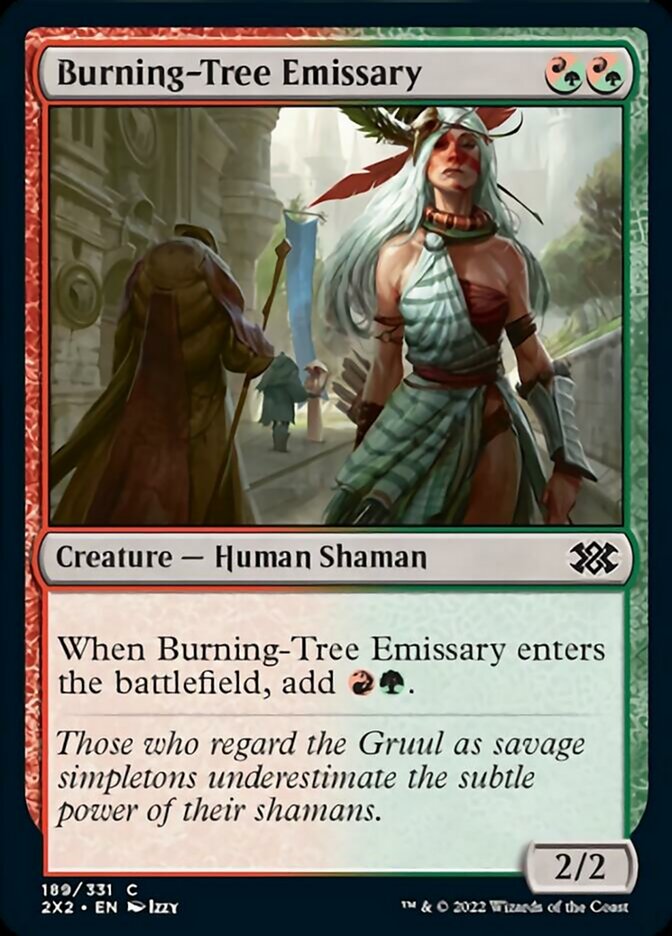 Burning-Tree Emissary [Double Masters 2022] | The Gaming-Verse