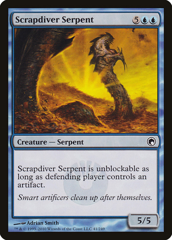 Scrapdiver Serpent [Scars of Mirrodin] | The Gaming-Verse