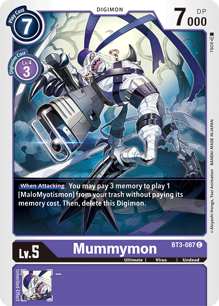 Mummymon [BT3-087] [Release Special Booster Ver.1.5] | The Gaming-Verse