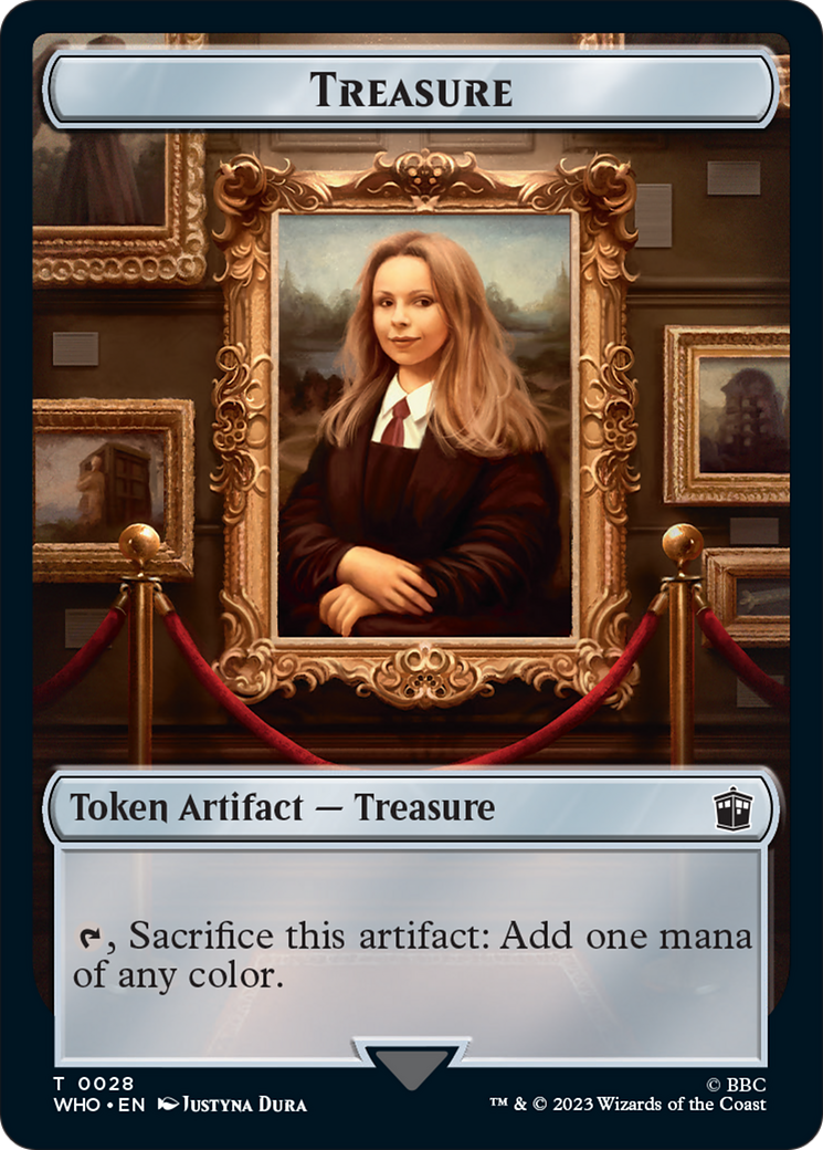 Soldier // Treasure (0028) Double-Sided Token [Doctor Who Tokens] | The Gaming-Verse